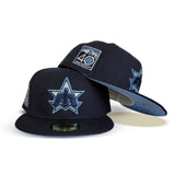 Product - Navy Blue Seattle Mariners Icy Blue Bottom 40th Anniversary Side Patch New Era 59Fifty Fitted