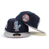 Navy Blue St. Louis Cardinals Gray Visor Red Bottom 125th Anniversary Side Patch New Era 59Fifty Fitted