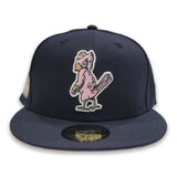 Navy Blue St. Louis Cardinals Pink Bottom 1957 World Series Side Patch New Era 59Fifty Fitted