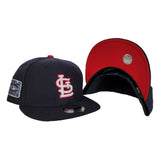 Navy Blue St. Louis Cardinals Red Bottom 2006 World Series Side Patch 9Fifty snapback