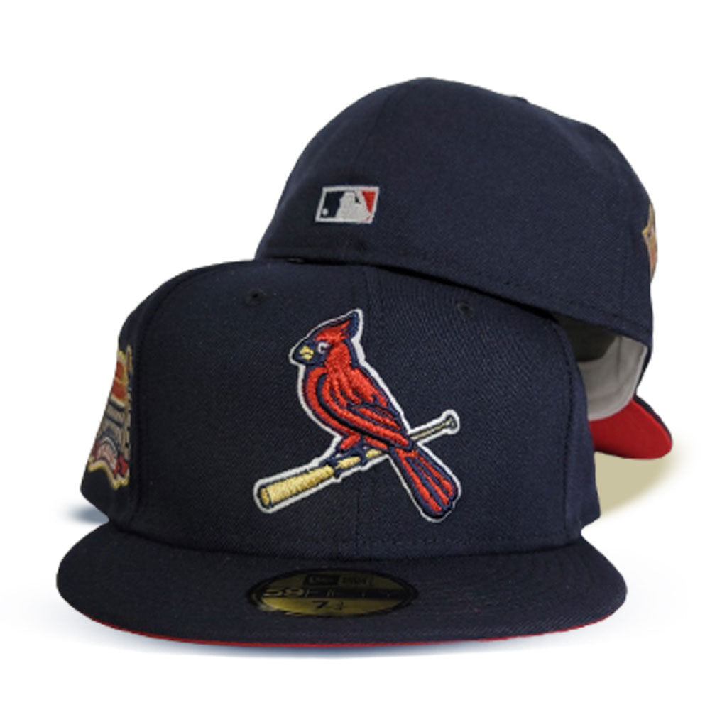 New Era St. Louis Cardinals Bush Stadium Navy Red Edition 59Fifty Fitted Cap