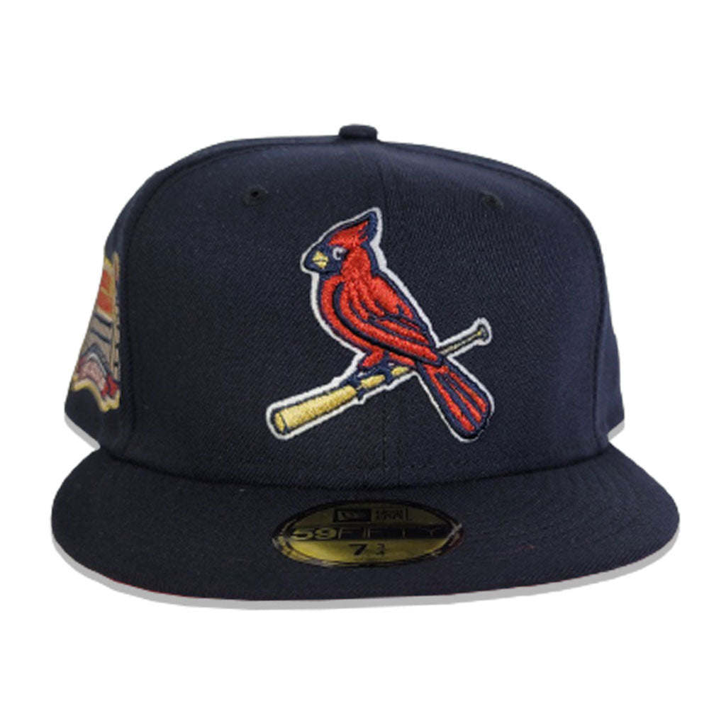 New Era St Louis Cardinals Beer Pack Busch Stadium Patch Jersey Hat Club  Exclusive 59Fifty Fitted Hat Navy/Light Blue Men's - SS22 - US