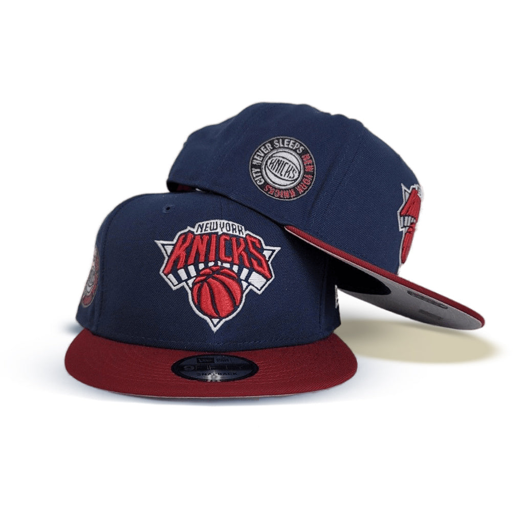 New York Knicks New Era Color Park 59FIFTY Fitted Hat - Maroon