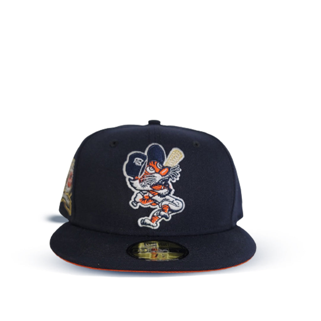 New Era Detroit Tigers 59FIFTY 1984 World Series Champions  Patch Corduroy Visor Fitted Cap, Hat (as1, Numeric, Numeric_7_and_1_Half)  Cream Brown : Sports & Outdoors