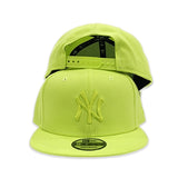 Neon Green New York Yankees Gray Bottom Color Pack New Era 9Fifty Snapback