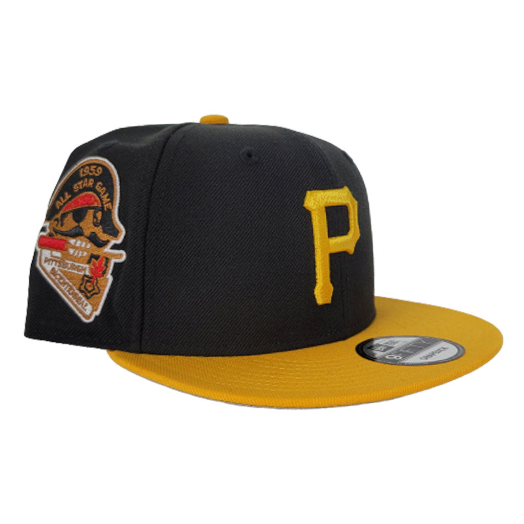 New Era Black Yellow Grey Bottom Pittsburgh Pirates 1959 All Star Game  Fitted Hat – Exclusive Fitted Inc.