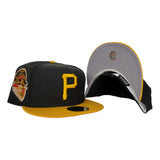 New Era Black Yellow Grey Bottom Pittsburgh Pirates 1959 All Star Game Fitted Hat