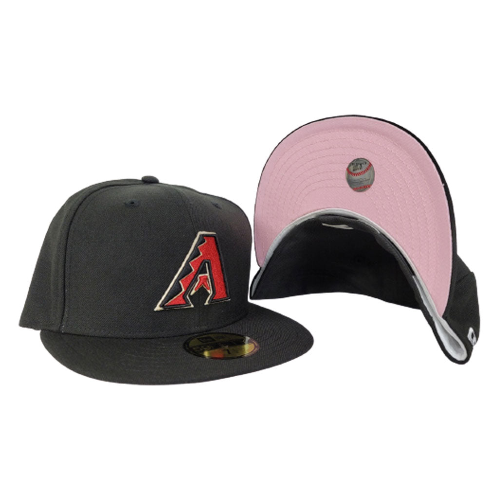 Atlanta Braves New Era Pink Undervisor 59FIFTY Fitted Hat - Brown