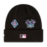 New Era Black Atlanta Braves Polar Lights Sports Knit Beanie