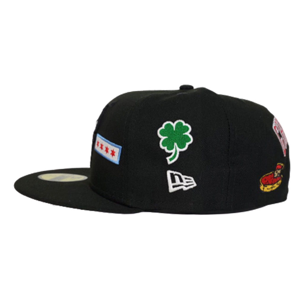 New Era Black Chicago Bulls Souvenir 59FIFTY Fitted