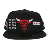 New Era Black Chicago Bulls Souvenir 59FIFTY Fitted