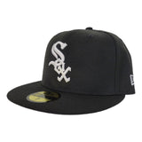 New Era Black Chicago White Sox Pink Undervisor 59FIFTY Fitted