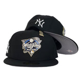 New Era Black New York Yankees 2000 World Series Metal Badge 59Fifty Fitted