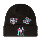 New Era Black New York Yankees Polar Lights Sports Knit Beanie