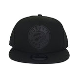 New Era Black On Black Toronto Raptors 9FIFTY Snapback Hat