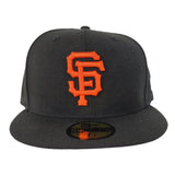 New Era Black San Francisco Giants Pink Undervisor 59FIFTY Fitted