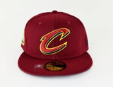 New Era Burgundy Cleveland Cavaliers Championship Ring 59Fifty Fitted Hat