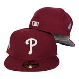 New Era Burgundy Philadelphia Phillies 2008 World... – Exclusive