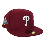 New Era Burgundy Philadelphia Phillies 2008 World... – Exclusive