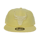 New Era Chicago Bulls Soft Yellow Tonal 9FIFTY Snapback Hat
