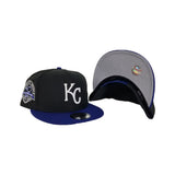 New Era Kansas City Royal 2 Tone Black / Royal 40th Anniversary Snapback Hat