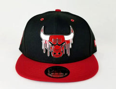 New Era NBA Chicago Bulls paint drip Metal Badge