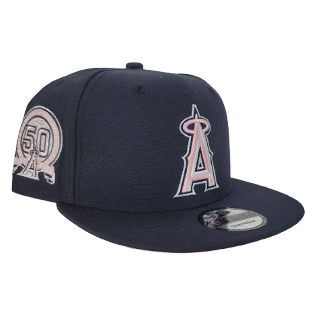 Los Angeles Angels New Era Retro Beachin' Patch A-Frame Trucker 9FIFTY Snapback  Hat - Natural