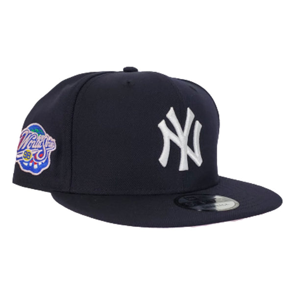 New York Yankees 1998 World Series Pink Bottom 9Fifty Snapback Hat ...