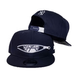 New Era Navy Blue New York Yankees 27X World Series Champions Zipper 9Fifty Snapback