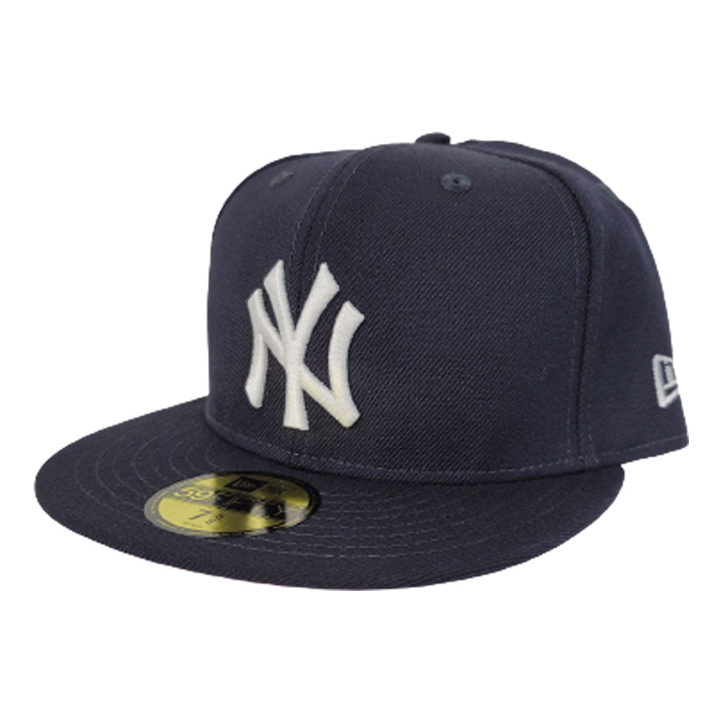 New Era Navy Blue New York Yankees Pink Undervisor 59FIFTY Fitted
