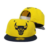 New Era Chicago Bulls Yellow / Navy 9Fifty Snapback