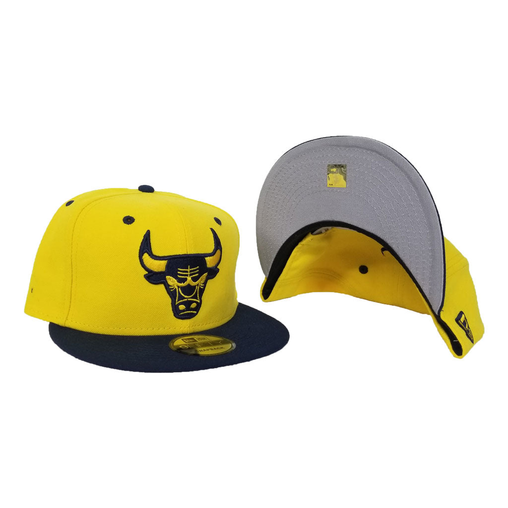 New Era Chicago Bulls Yellow / Navy 9Fifty Snapback