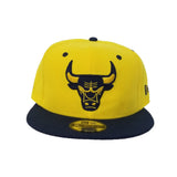 New Era Chicago Bulls Yellow / Navy 9Fifty Snapback