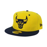 New Era Chicago Bulls Yellow / Navy 9Fifty Snapback