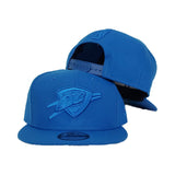 New Era Oklahoma City Thunder Aqua Blue Tonal 9FIFTY Snapback Hat