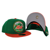 New Era New York Mets Green / Orange 9Fifty Snapback Hat