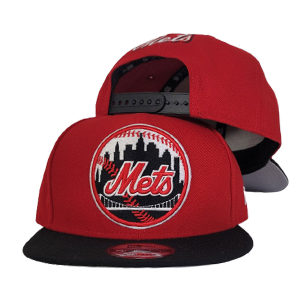 New Era New York Mets Red Black 9Fifty Snapback 