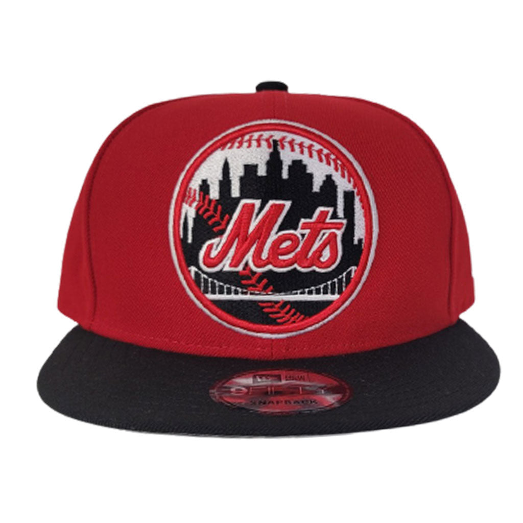 New Era New York Mets Red Black 9Fifty Snapback 