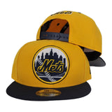 New Era New York Mets Yellow Navy 9Fifty Snapback Hat