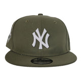 New Era New York Yankees 2000 World Series Olive Green 9Fifty Snapback Hat