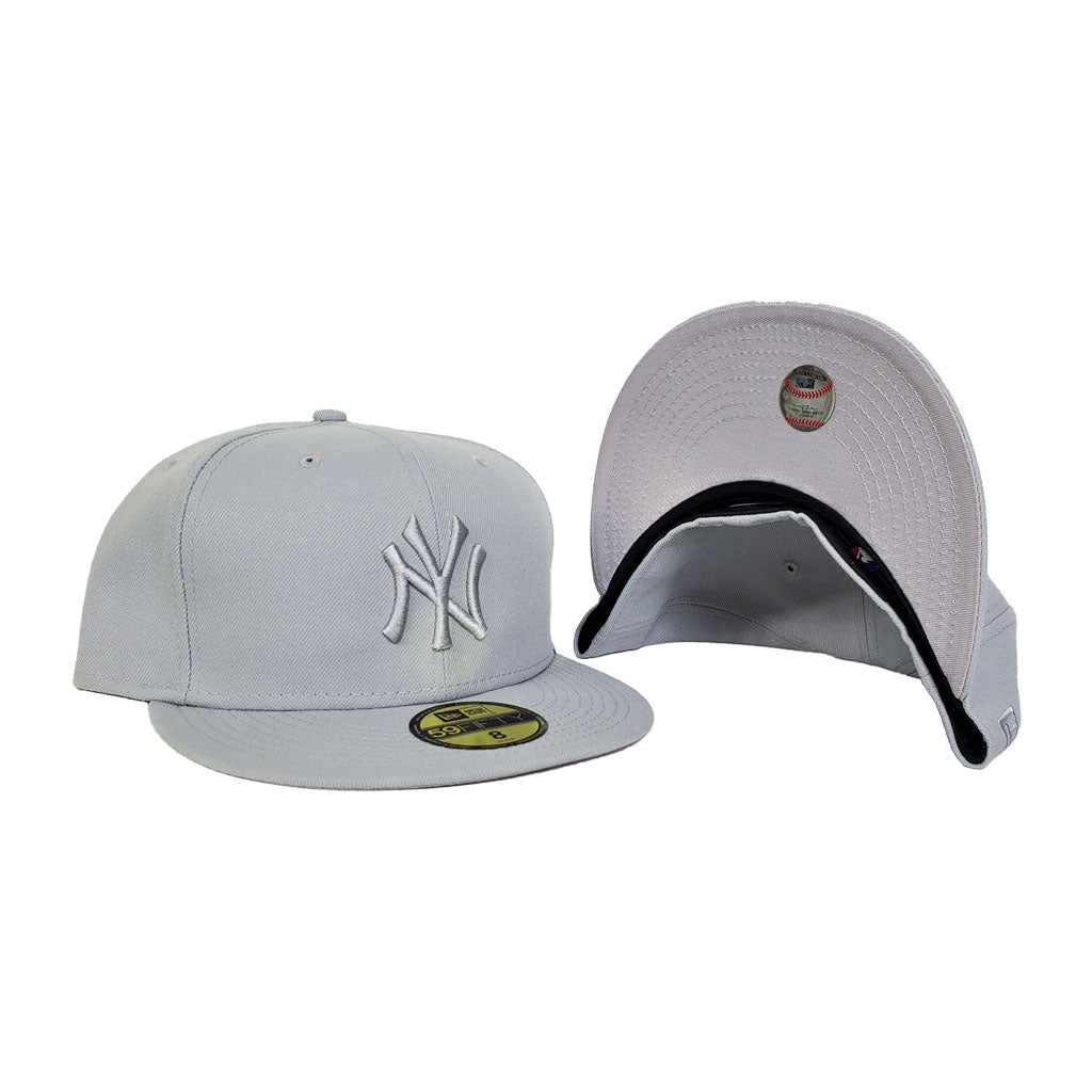 New Era New York Yankees Light Grey Tonal 59FIFTY Fitted Hat
