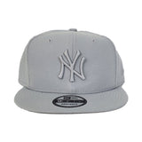 New Era New York Yankees Light Grey Tonal 59FIFTY Snapback Hat