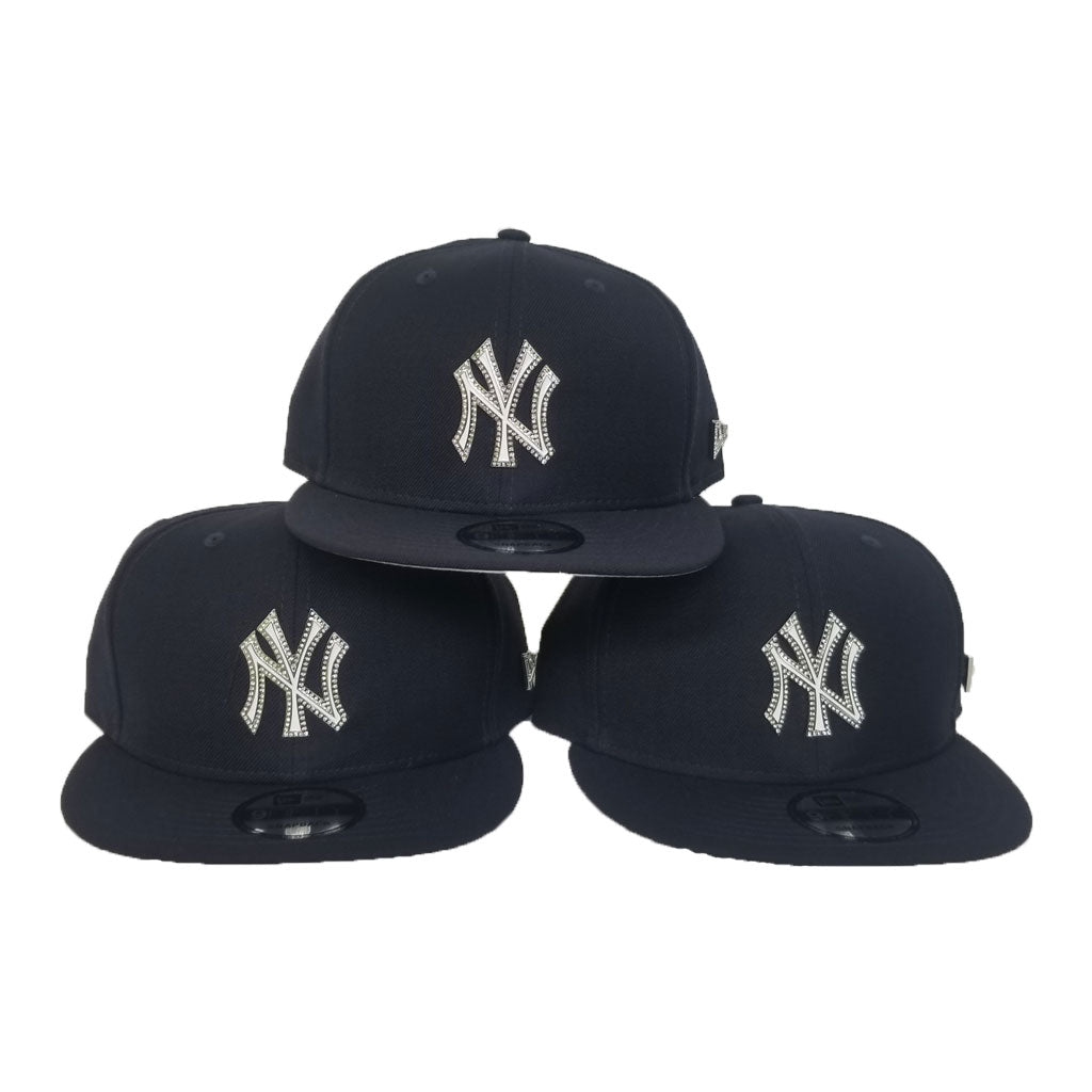 New York Yankees Basic 9FIFTY New Era Navy Blue Snapback Hat – USA CAP KING