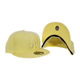 New Era New York Yankees Soft Yellow Tonal 59FIFTY Fitted Hat