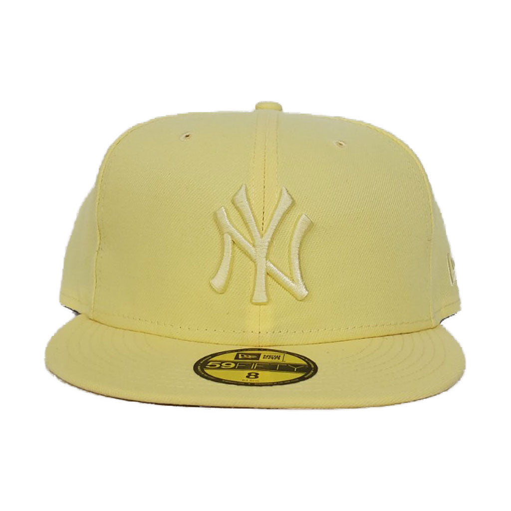 New Era New York Yankees Soft Yellow Tonal 59FIFTY Fitted Hat