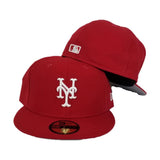 New Era Red New York Mets 59Fitted Fitted hat