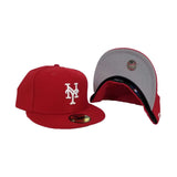 New Era Red New York Mets 59Fitted Fitted hat