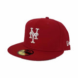 New Era Red New York Mets 59Fitted Fitted hat