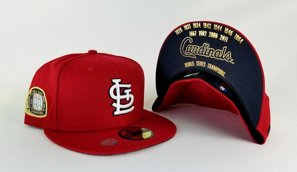 Black St. Louis Cardinals Red Bottom 1926 World Series New Era 59Fifty  Fitted