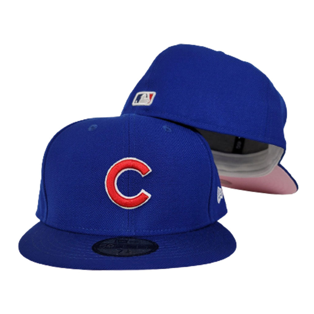 Men's New Era White/Red Chicago Cubs Undervisor 59FIFTY Fitted Hat